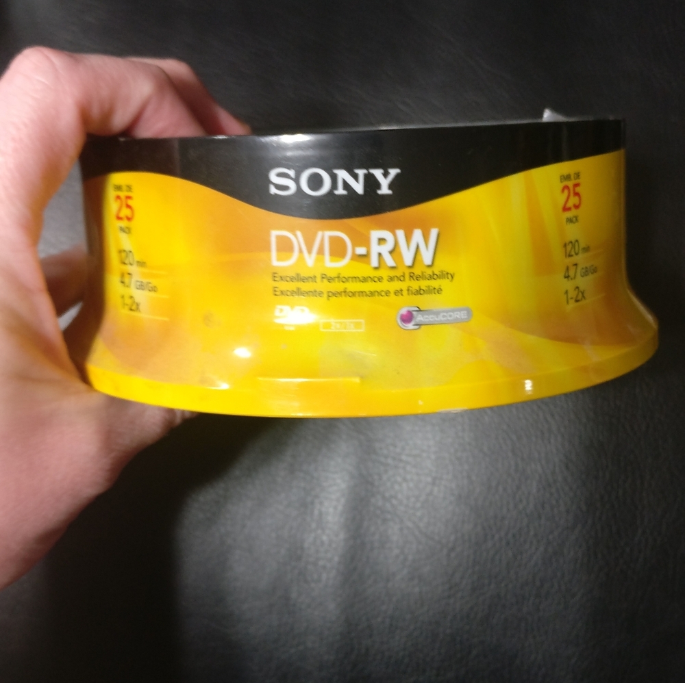 UnOpened Sony DVD Pack